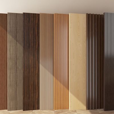 现代护墙板_木饰面板_波浪板_长虹板_格栅板