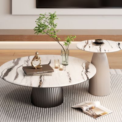 大理石子母茶几