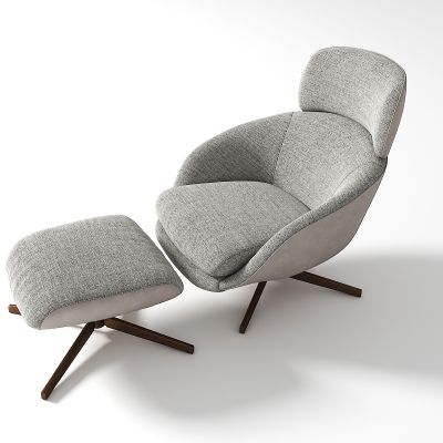 现代休闲脚踏椅