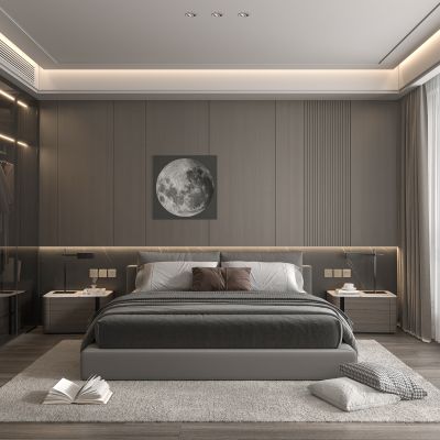现代卧室