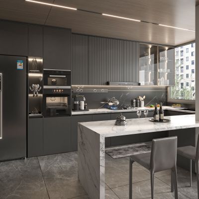 现代开放式厨房