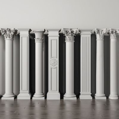 欧式罗马柱 门庭柱