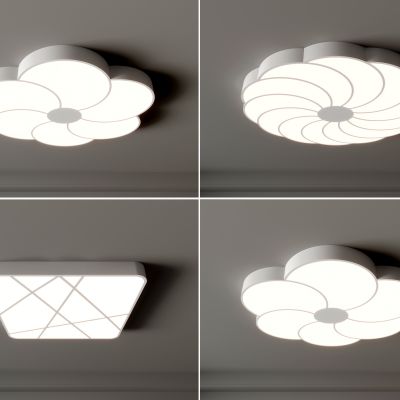 现代吸顶灯 圆形吸顶灯 方形吸顶灯 客厅 儿童房 简约吸顶灯 极简吸顶灯