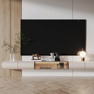 现代轻奢壁挂式电视柜