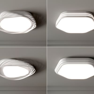 现代吸顶灯 圆形吸顶灯 方形吸顶灯 卧室 客厅 儿童房 简约吸顶灯 极简吸顶灯