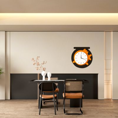 现代高级黑餐厅餐桌椅组合