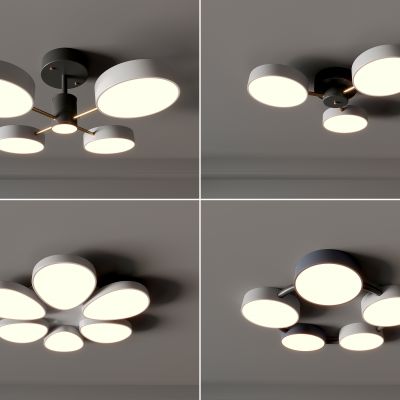 现代吸顶灯 圆形吸顶灯 组合吸顶灯 卧室 客厅 儿童房 简约吸顶灯 餐厅吊灯  简约吊灯