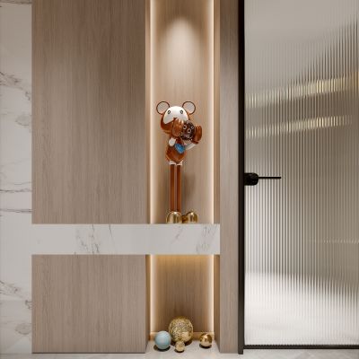 北欧简约装饰玄关入口