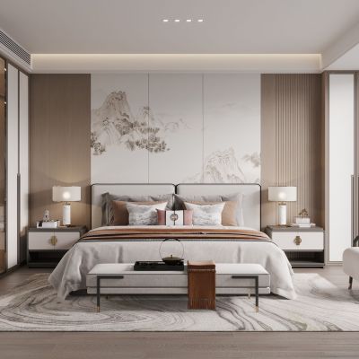 新中式家居卧室