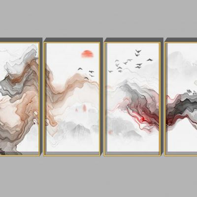 新中式装饰挂画