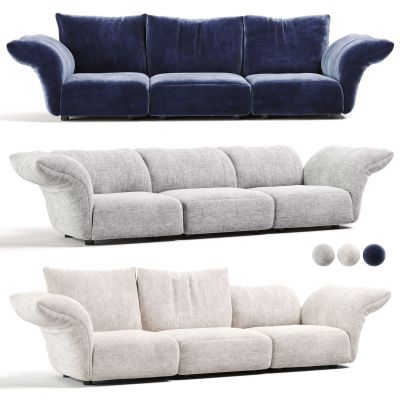 花瓣三人沙发 软体沙发