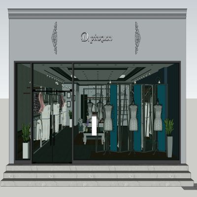 现代服装店