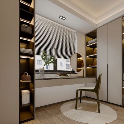 现代简约轻奢衣帽间