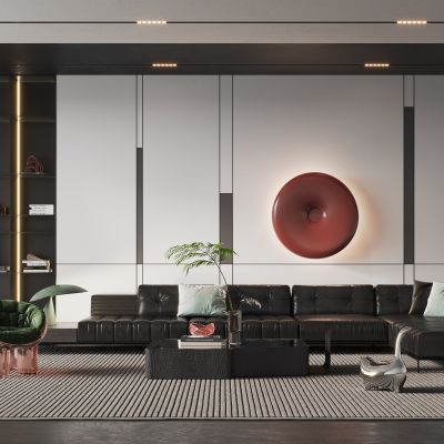 现代高级灰客厅