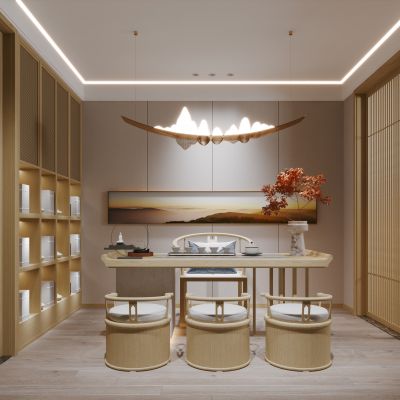 新中式简约茶室