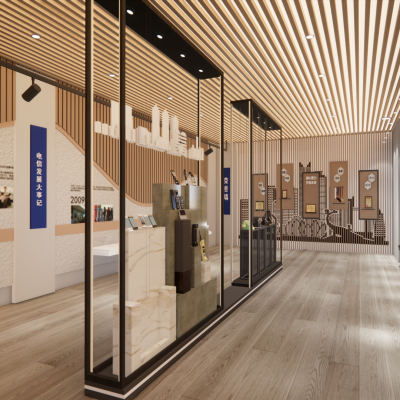 文化展厅 博物馆3D模型