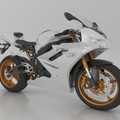 现代风格摩托车