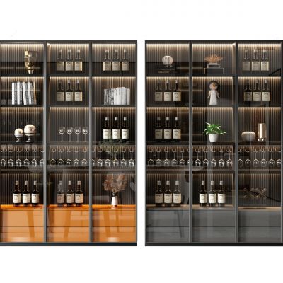 轻奢玻璃酒柜
