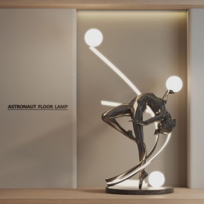 现代女性舞蹈艺术雕塑