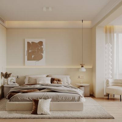 现代卧室主人房