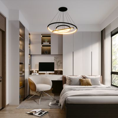 现代简约榻榻米房