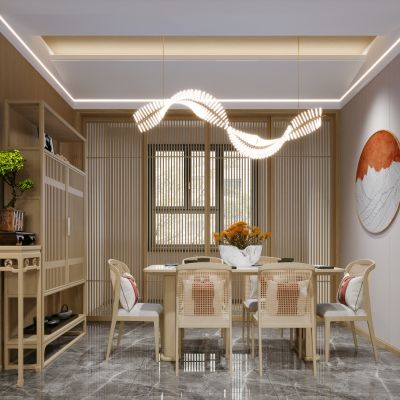 新中式简约轻奢餐厅