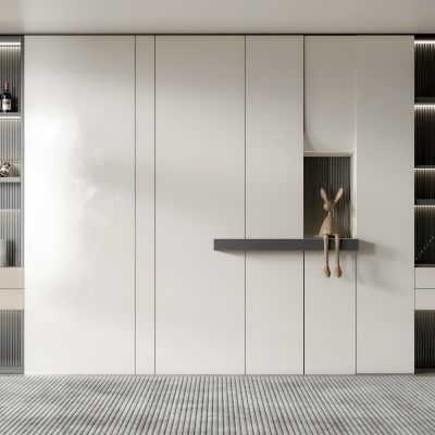 现代酒柜3D模型