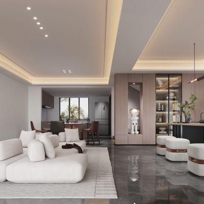 现代家居客餐厅