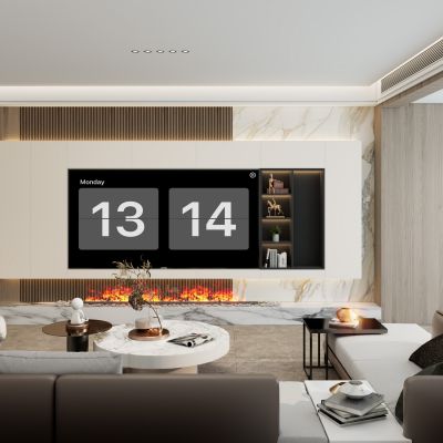 现代简约风客厅电视墙