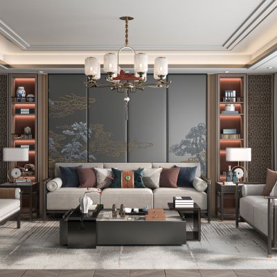新中式客厅
