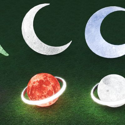 现代月亮灯_月球灯