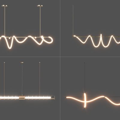 现代吊灯3D模型