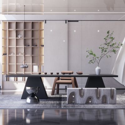 新中式侘寂风格茶室