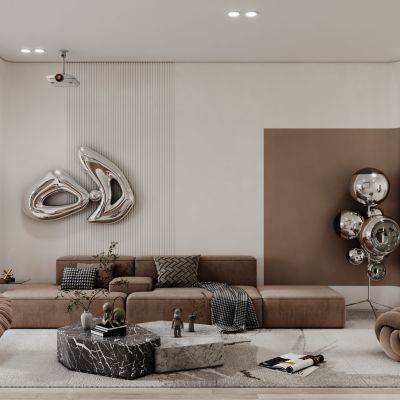 现代简约客餐厅