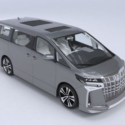 2023款丰田埃尔法商务MPV汽车