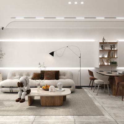 现代简约客餐厅