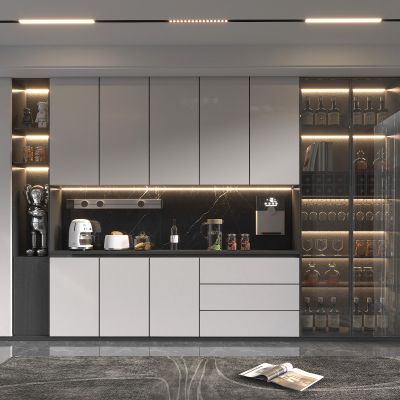 现代酒柜3D模型下载