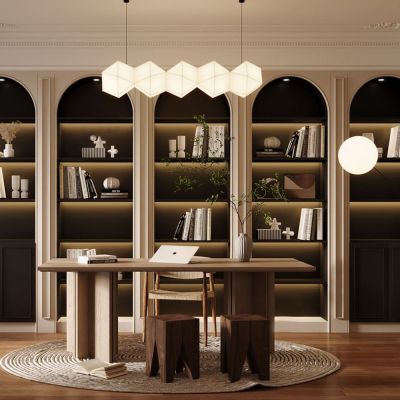 法式复古书房