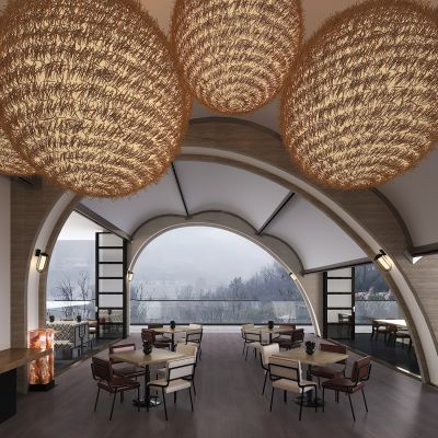 YANG设计 南京园博园英迪格酒店自助餐厅1