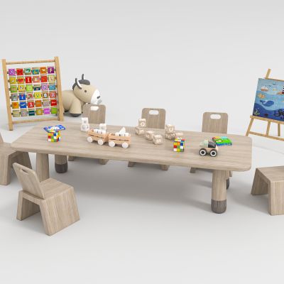 现代儿童桌椅组合