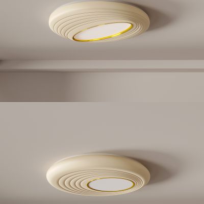 奶油风 卧室灯 主卧吸顶灯 新款  现代  简约   轻奢高档3d模型组合