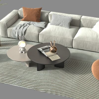 现代沙发茶几组合3D模型