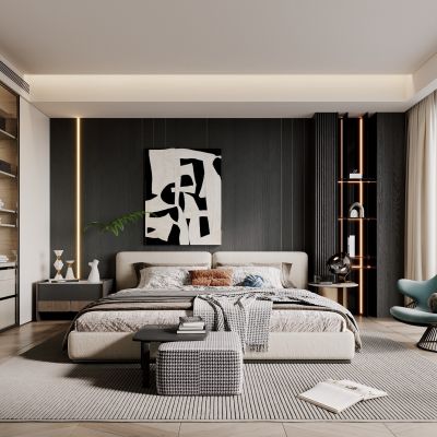 侘寂卧室