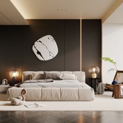 侘寂卧室SU模型