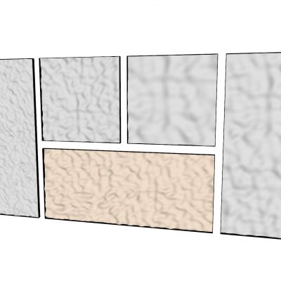 现代水波纹不锈钢饰面板