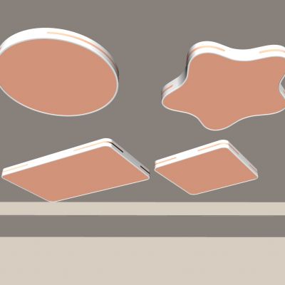 现代简约吸顶灯 温馨卧室灯 客厅灯 星星灯几何造型组合