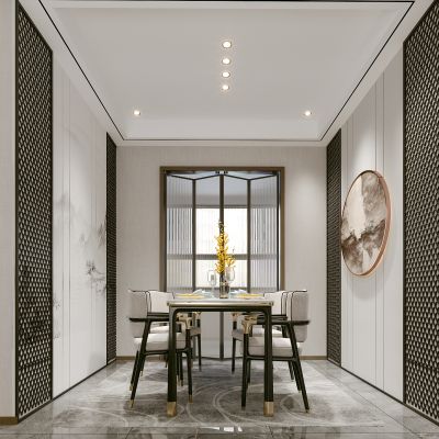 新中式简约轻奢餐厅