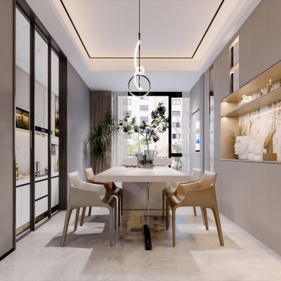 现代简约轻奢餐厅