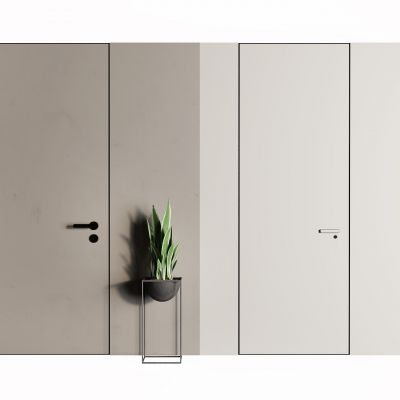 现代房门 平开门