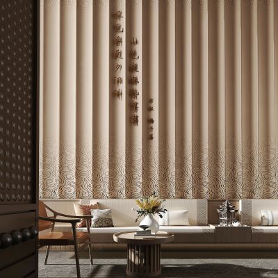 新中式售楼处接待区